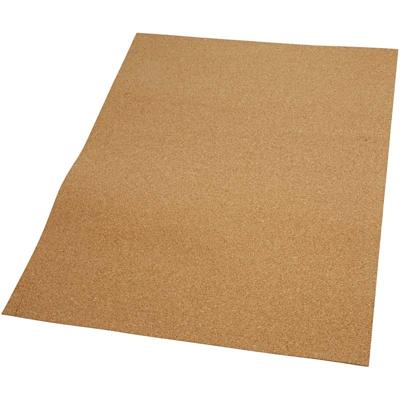 Creativ Company Kurk plaat, afm 35x45 cm, dikte 2 mm, 4 stuk/ 1 doos