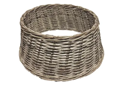 Kerstboommand Rotan White Wash Ø60cm