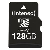 Intenso 3413491 microSDXC-kaart 128 GB Class 10 Incl. SD-adapter