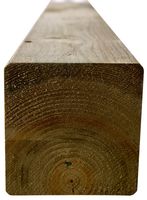Tuinpalen houten paal grenen 9x9x270cm - thumbnail