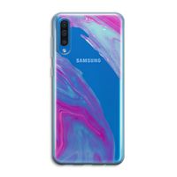 Zweverige regenboog: Samsung Galaxy A50 Transparant Hoesje