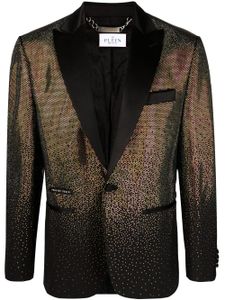 Philipp Plein blazer Lord à ornements strassés - Noir