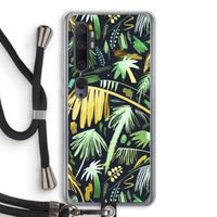 Tropical Palms Dark: Xiaomi Mi Note 10 Transparant Hoesje met koord