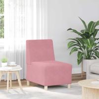 Fauteuil 55 cm fluweel roze Fauteuil 55 cm fluweel roze