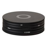 Urth 49mm UV, Circular Polarizing (CPL), ND64, Soft Grad ND8 Lens Filter Kit (Plus+)