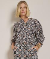 blouse met all-over print blouse met all-over print