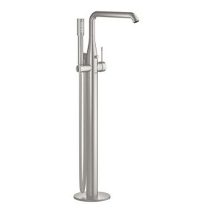 GROHE Essence New Afbouwdeel vrijstaande badkraan - omstel - draaibare uitloop 27.7cm - handdouche - doucheslang - supersteel 23491DC1