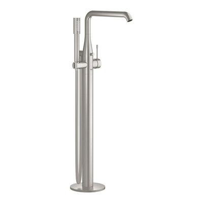 GROHE Essence New Afbouwdeel vrijstaande badkraan - omstel - draaibare uitloop 27.7cm - handdouche - doucheslang - supersteel 23491dc1