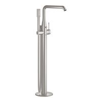 GROHE Essence New Afbouwdeel vrijstaande badkraan - omstel - draaibare uitloop 27.7cm - handdouche - doucheslang - supersteel 23491DC1 - thumbnail