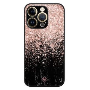 iPhone 14 Pro glazen hardcase - Marmer twist