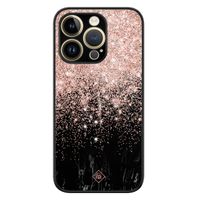 iPhone 14 Pro glazen hardcase - Marmer twist