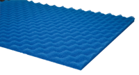Filtermat / Noppenmat 100x50x2 cm fijn