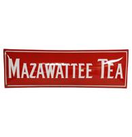 Mazawattee Tea Emaille Bord- 70 x 22cm
