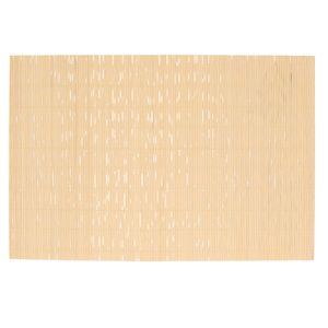 Rechthoekige placemat naturel bamboe 45 x 30 cm   -