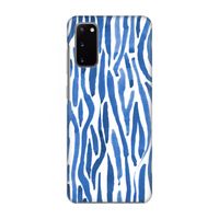 Blauwe nerven: Volledig geprint Samsung Galaxy S20 Hoesje