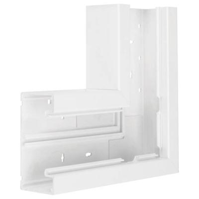Hager BR6513059016 Vlakke winkelhaken (b x d) 130 mm x 68 mm Wit 1 stuk(s)