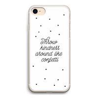 Confetti: iPhone 7 Transparant Hoesje Confetti: iPhone 7 Transparant Hoesje
