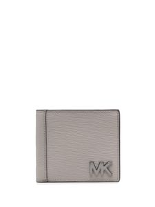 Michael Michael Kors porte-cartes en cuir texturé - Gris