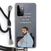 Hotline bling: Samsung Galaxy A72 5G Transparant Hoesje met koord