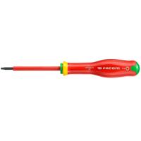 Facom Geïsoleerde Protwist® Schroevendraaier | 1000 Volt | Torx® | 10 x 75 - ATX10X75VE