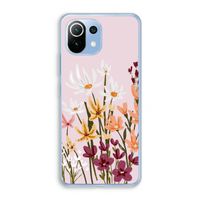 Painted wildflowers: Xiaomi Mi 11 Lite Transparant Hoesje