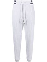 Brunello Cucinelli pantalon de jogging en velours côtelé - Gris