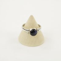 Zilveren Ring met Blauwe Zonnesteen Maat 16,5 (Sterling Zilver 925) - thumbnail