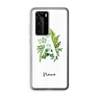 Green Brush: Huawei P40 Pro Transparant Hoesje