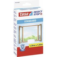 Tesa Vliegen/insecten opzet raam hor - wit - 1,5 x 1,3 m - hordoeken met klittenband