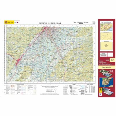 Topografische kaart 975 MT50 Puerto Lumbreras | CNIG - Instituto Geográfico Nacional1