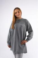 Couture Club Graphic Sweater Jurk Dames Grijs - Maat XXS - Kleur: Grijs | Soccerfanshop - thumbnail