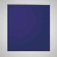 VidaXL Rolgordijn verduisterend 140 x 175 cm marineblauw