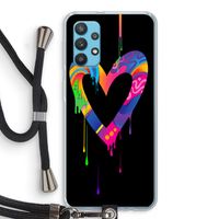 Melts My Heart: Samsung Galaxy A32 4G Transparant Hoesje met koord