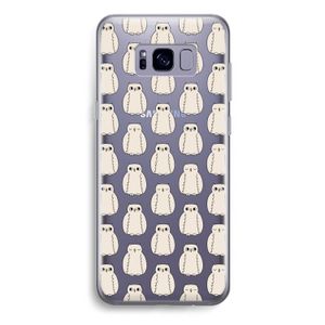 Uilen: Samsung Galaxy S8 Plus Transparant Hoesje