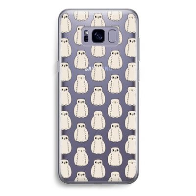 Uilen: Samsung Galaxy S8 Plus Transparant Hoesje