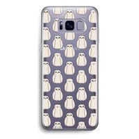 Uilen: Samsung Galaxy S8 Plus Transparant Hoesje