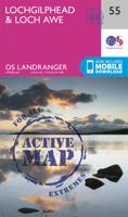 Wandelkaart - Topografische kaart 55 Landranger Active Lochgilphead / Loch Awe | Ordnance Survey
