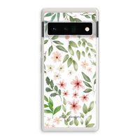 Botanical sweet flower heaven: Google Pixel 6 Pro Transparant Hoesje