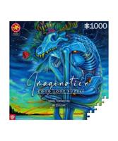 Puzzle Good Loot Imagination - Kamil Jakóbczak: Witte Wolf 1000 stuk(s)