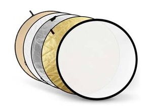 Godox reflectieschermen 5-in-1 Gold, Silver, Soft Gold, White, Translucent - 110cm