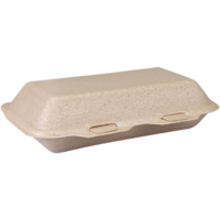 menubak XPP grillbak, 240x155x70mm, beige 125 stuks