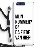 Da ziede van hier: Honor 9 Transparant Hoesje met koord