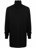 Rick Owens sweat à col roulé - Noir