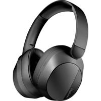 LogiLink BT0071 Over Ear koptelefoon Bluetooth Zwart Noise Cancelling Afstandsbediening, Hoofdband, Headset