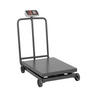 Platformweegschaal - 1000 kg / 0,2 kg - 60 x 80 cm verplaatsbaar - LED Platformweegschaal - 1000 kg / 0,2 kg - 60 x 80 cm verplaatsbaar - LED