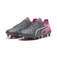 PUMA King Ultimate Gras / Kunstgras Voetbalschoenen (MG) Donkergrijs Roze - thumbnail