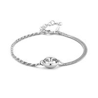 Armband Fantasie zilver 16-19 cm