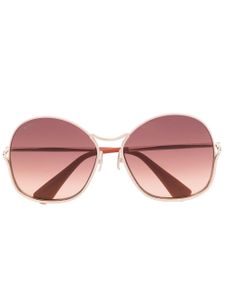 Max Mara Eyewear lunettes de soleil à monture ronde - Rose