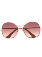 Max Mara Eyewear lunettes de soleil à monture ronde - Rose