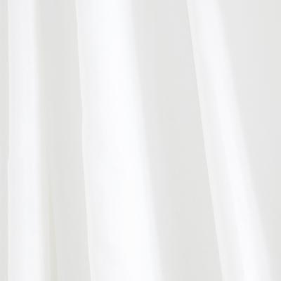 Differnz Color douchegordijn 100% polyester - verzwaarde onderzoom - 180 x 200 cm - wit